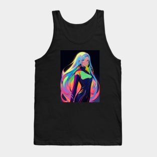 Fantasy Cyber Anime Girl Tank Top